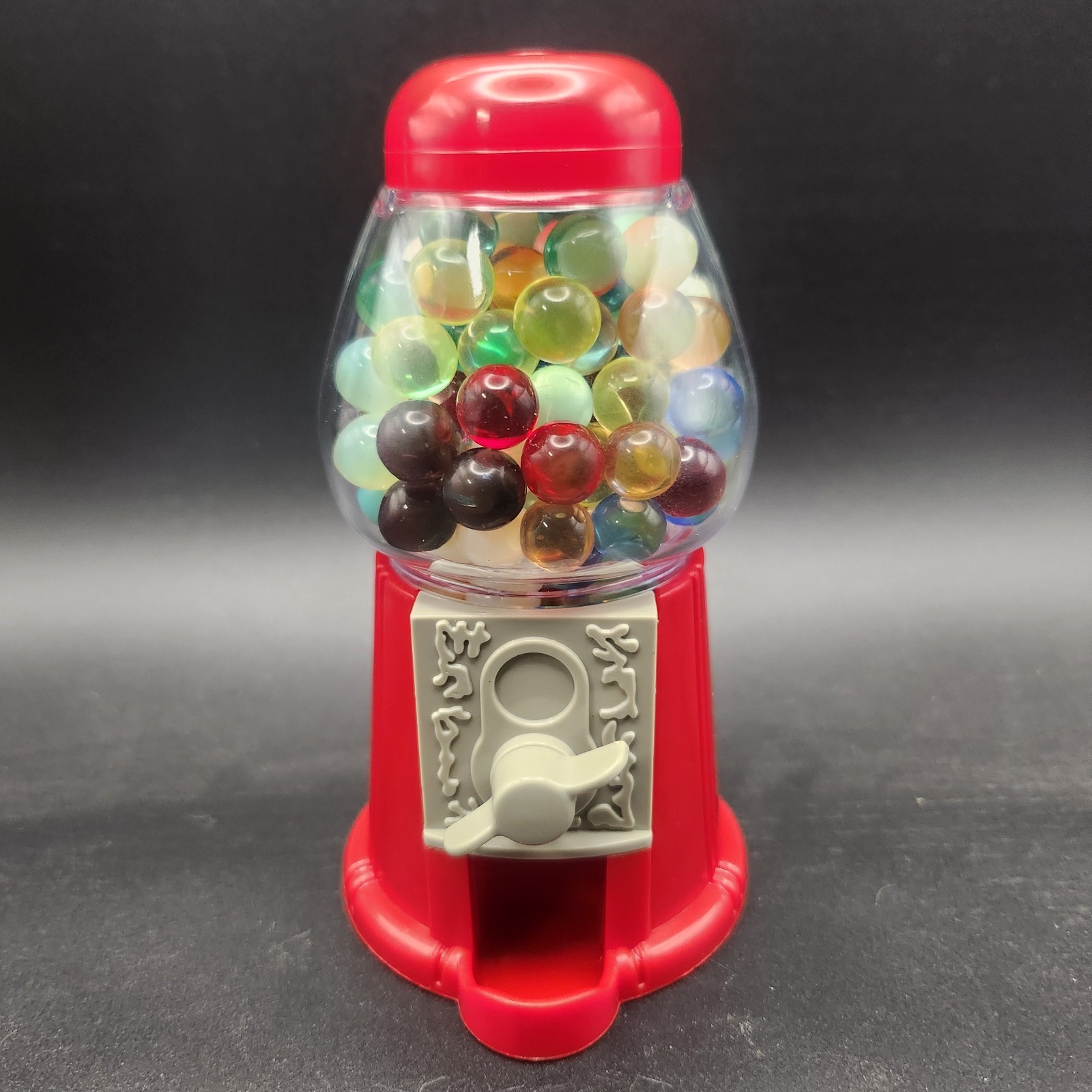 Uranium Glass Vaseline Glass Set Of 100+ Marbles And Gumball Machine
