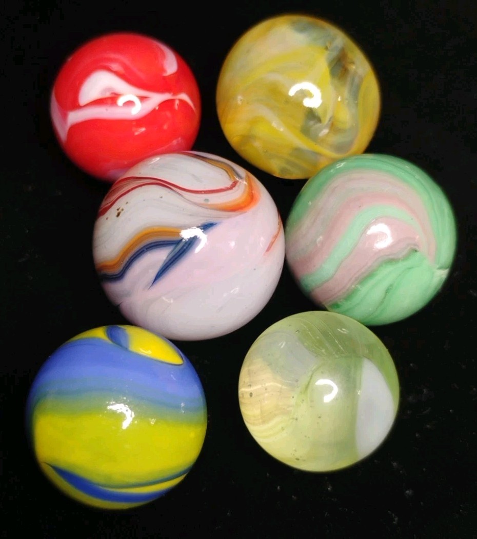 .74″-.59″ VINTAGE/MODERN MARBLES LOT🔥MINT/NM