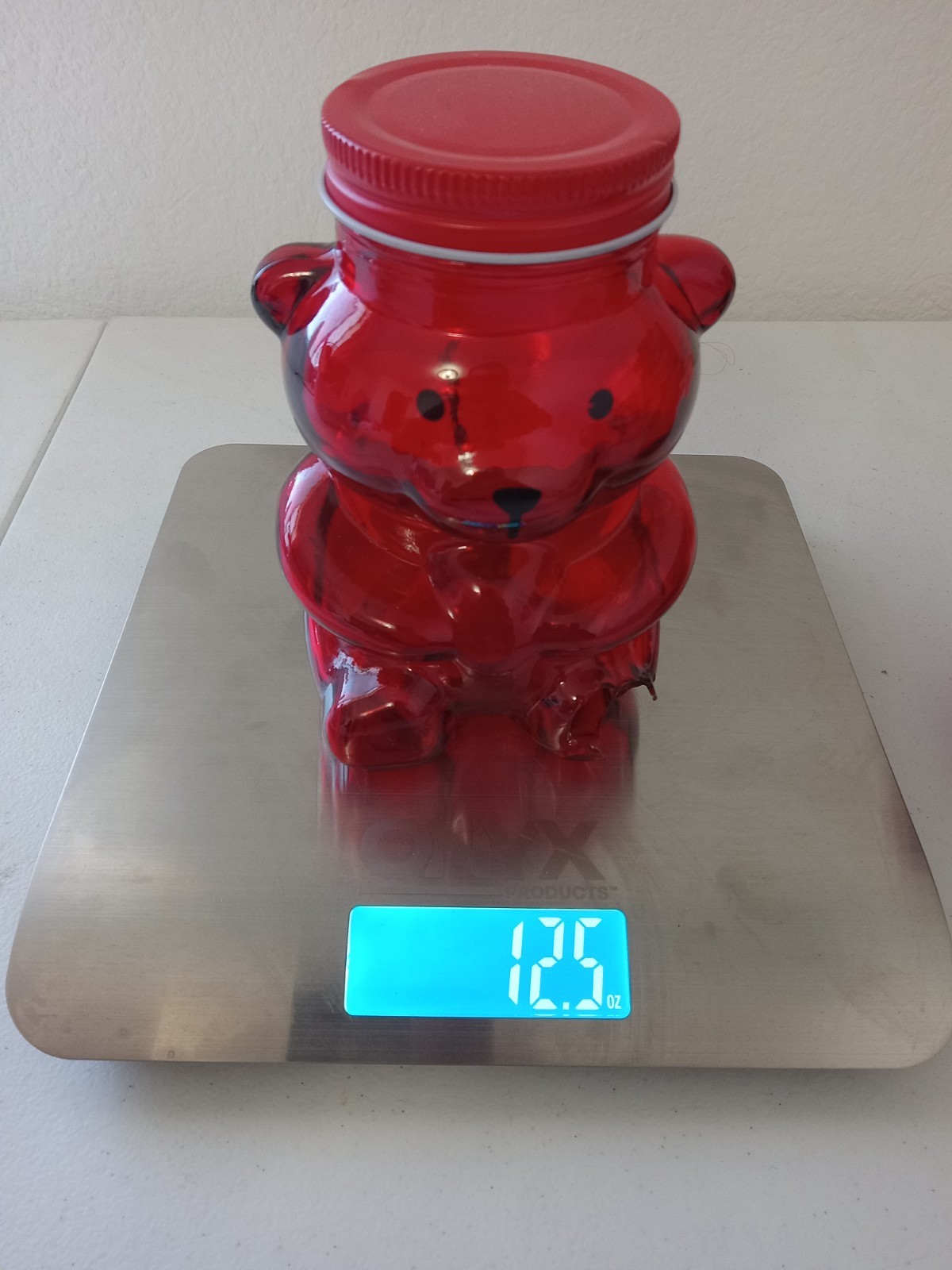 Vintage Glass Bear jar of Marbles Collection mix Colors 1.5 pounds free gift