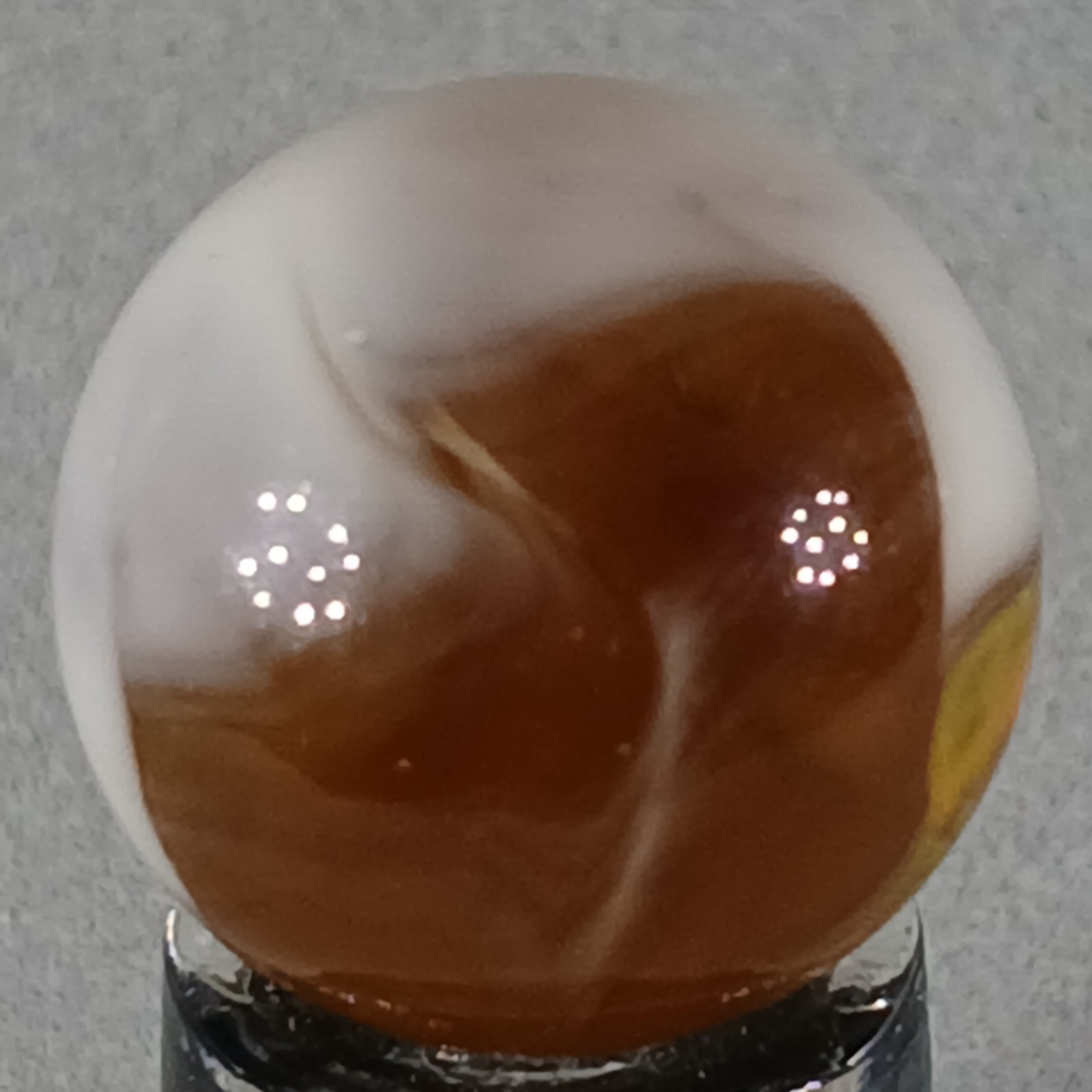 Vintage Vitro Conqueror Marble .61 Inches Near-Mint Condition Combined Shipping