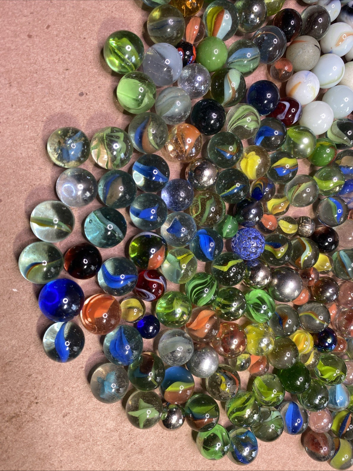Vintage Marbles Assorted Lot (350 Pieces)