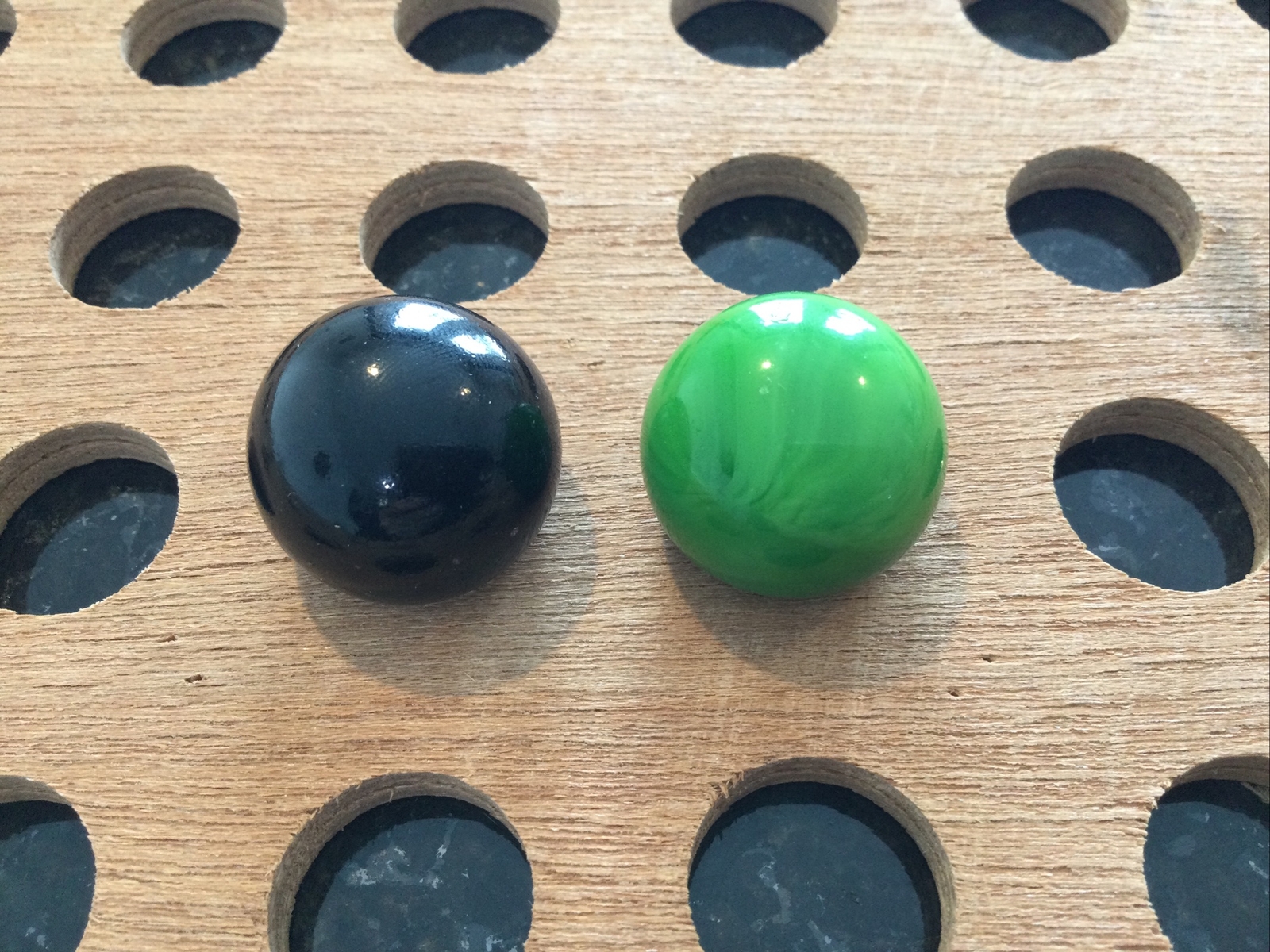 Vintage | “GTE” Marble | Black & Green | 1991 | LOT OF 2