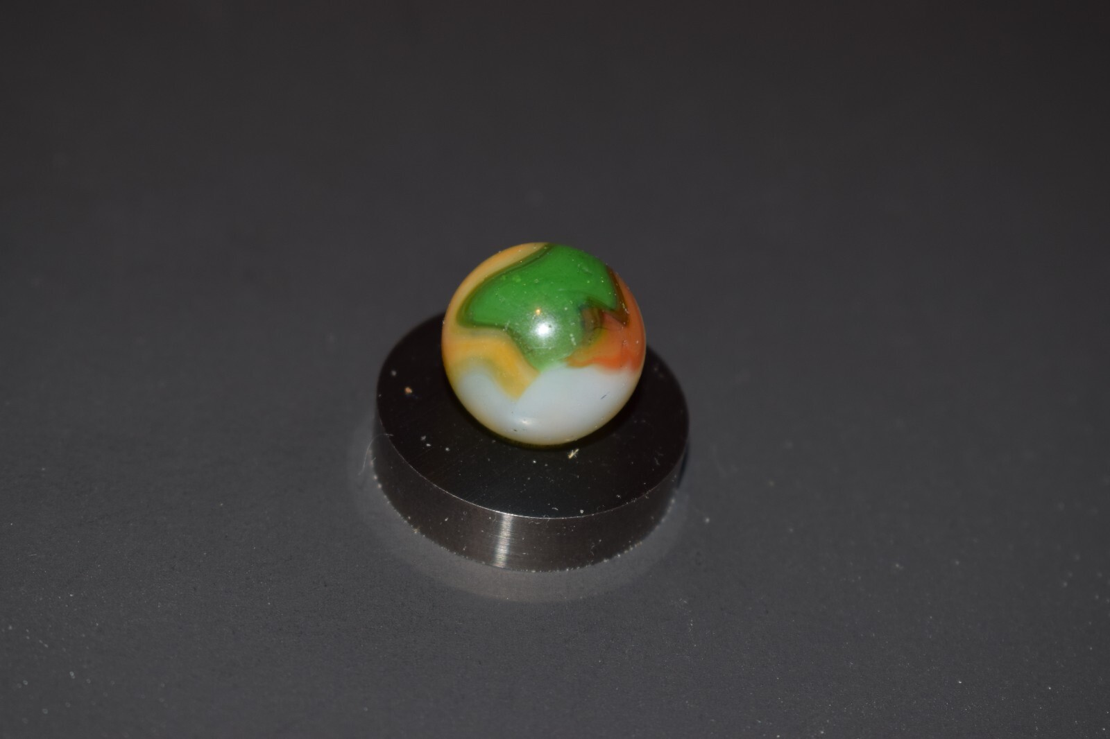 ⭐Akro 🟡🟢🔴 Girl Scout Hybrid Toy Marble Size .625″=5/8″=16mm NM⭐