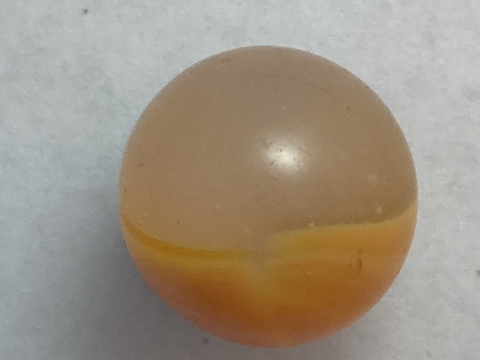 Vintage Akro Or Vitro? Orange Moss Agate .63” F120