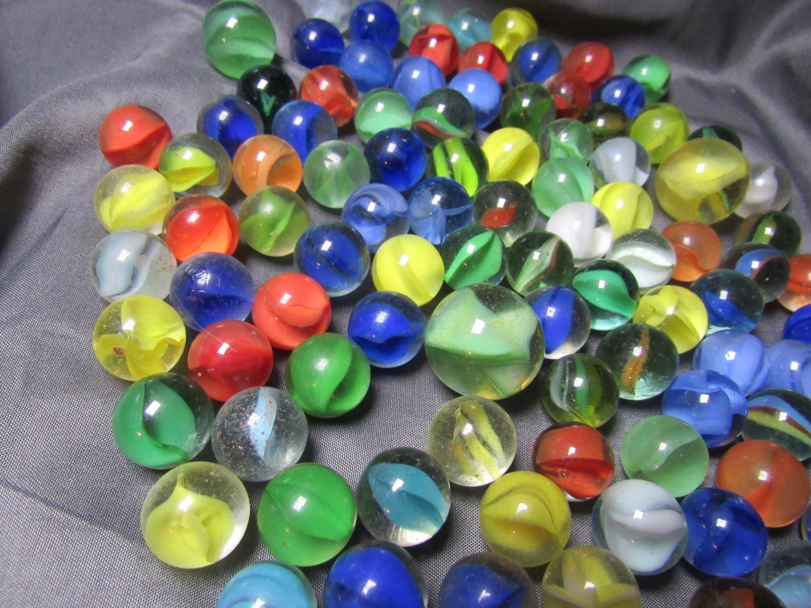 Cat’s Eye Marbles Lot Over 1 LB Lot #1