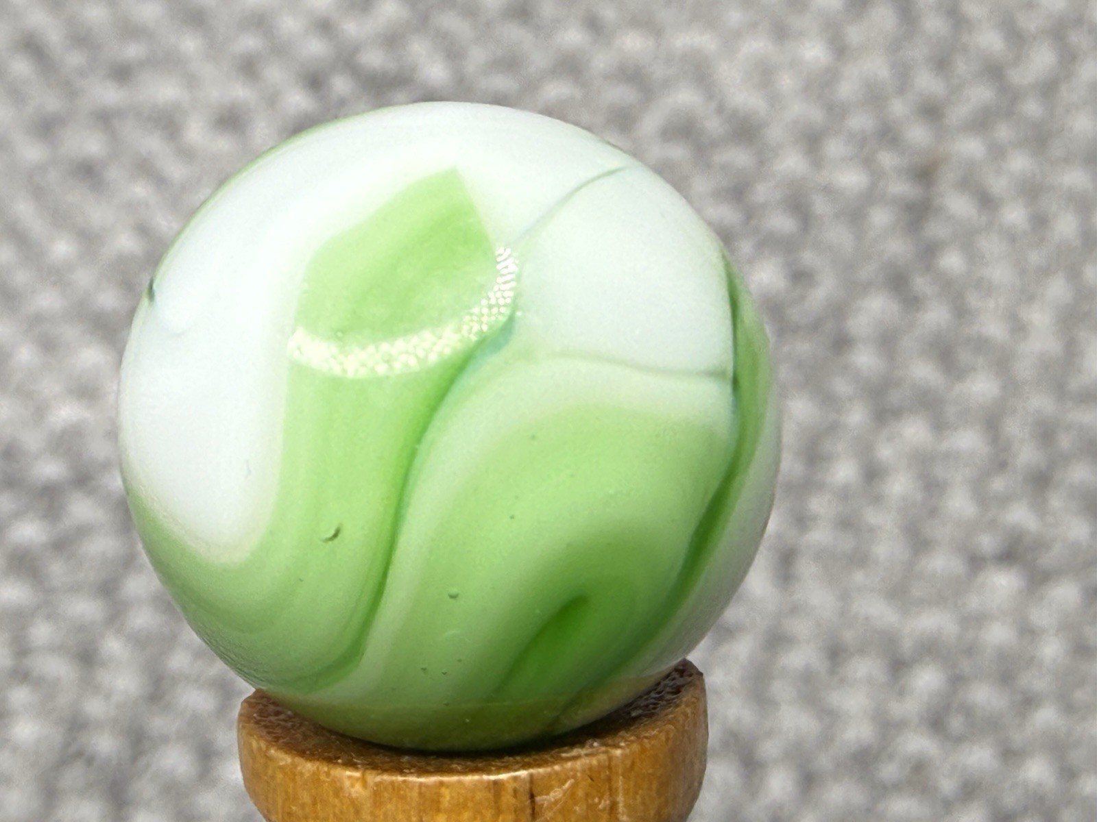 Lot Of 5 Champion Swirl Marbles .57” To .66” NM(+)