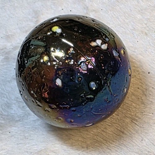 🔮 Lot of 3 Vacor de Mexico Marbles Massive 1.75″ Mammoth Destroyer Galaxy Glitt