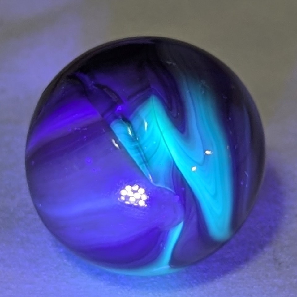 Jabo – Swampy Mud” or “Classic” U V Reactive Swirl .94 Inch Near – Mint