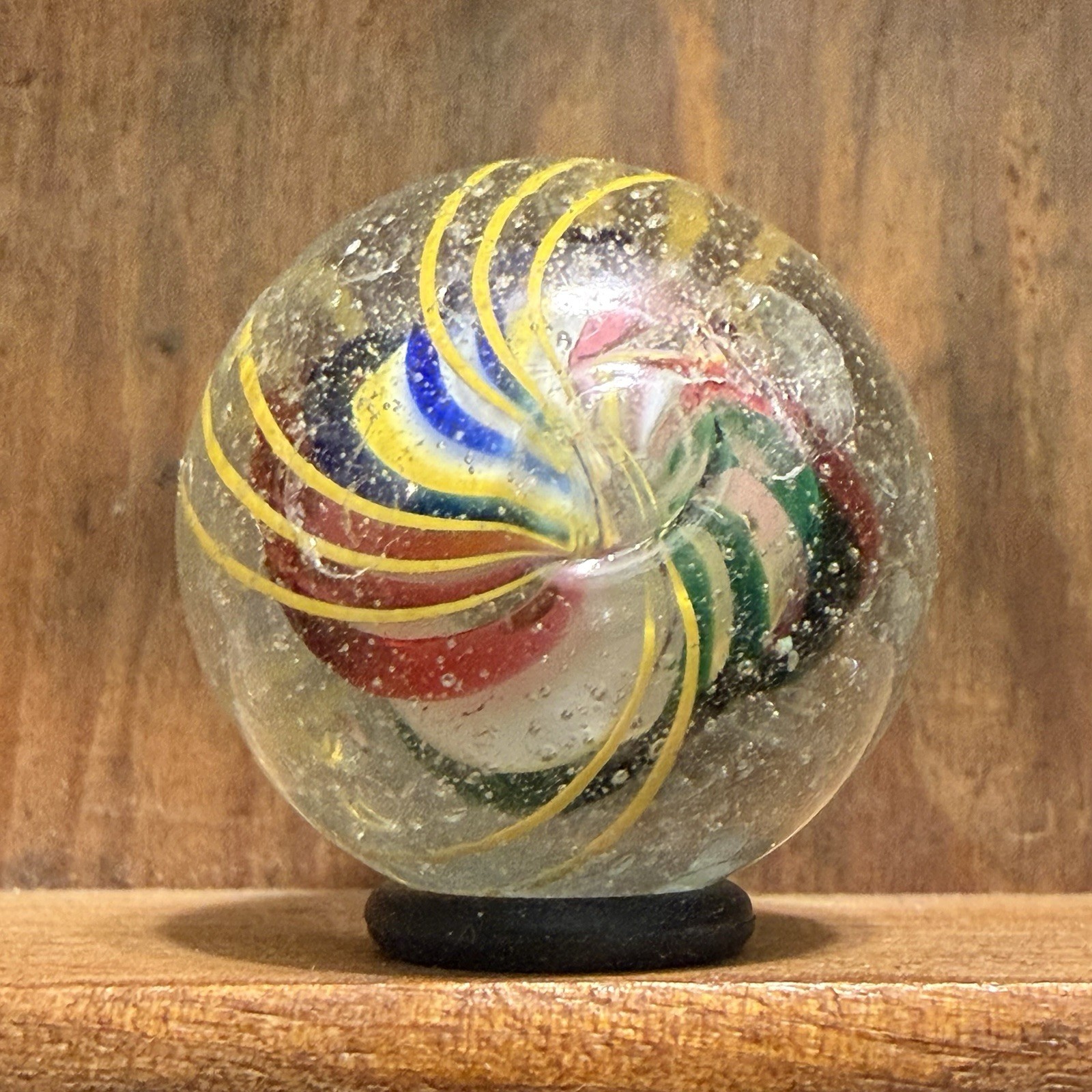 Antique German Handmade Divided Core Marble 15/16” Good | 321