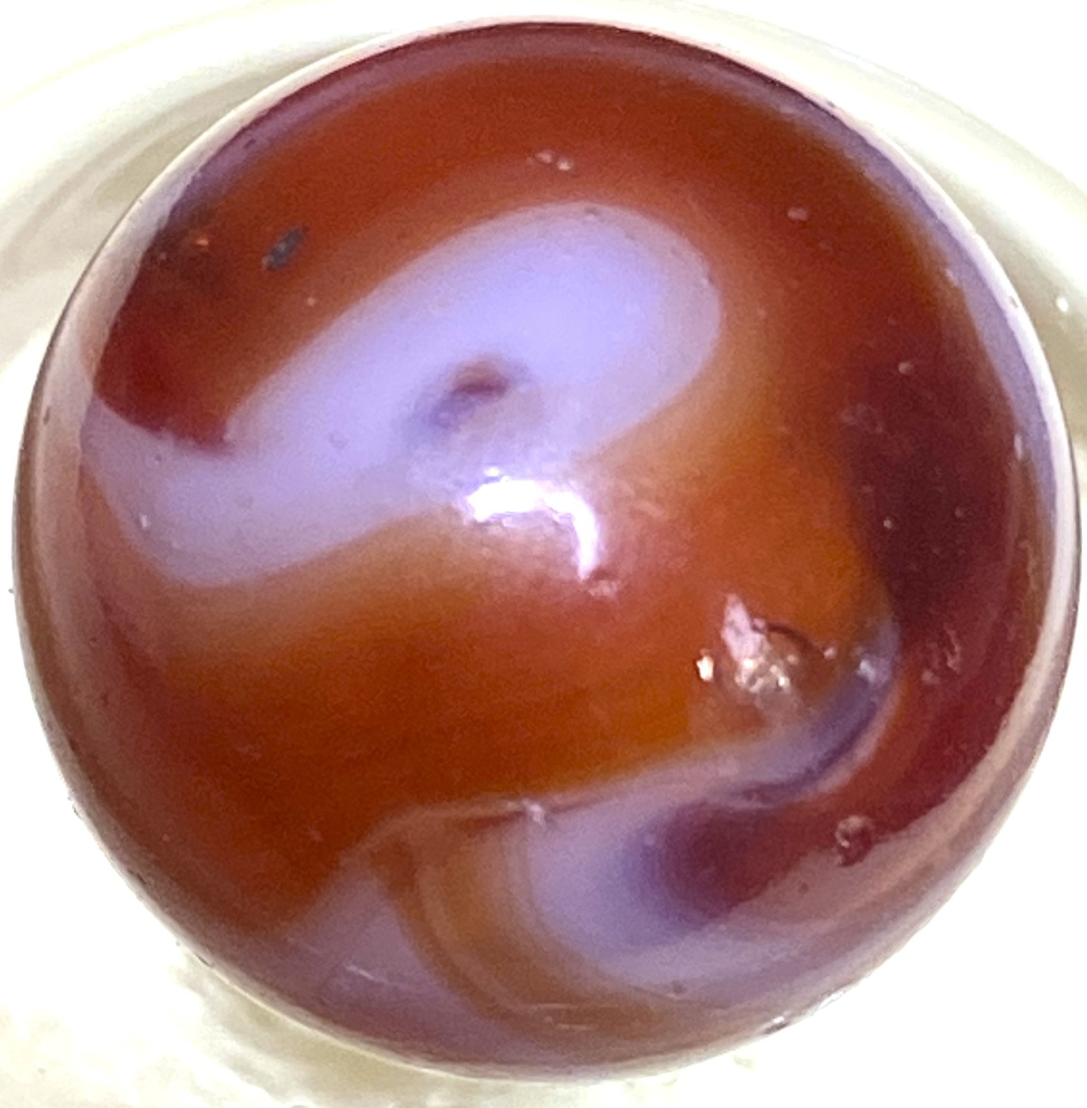 UNUSUAL FLAME PATTERN AKRO AGATE / CHAMPION .61″ 8B/68