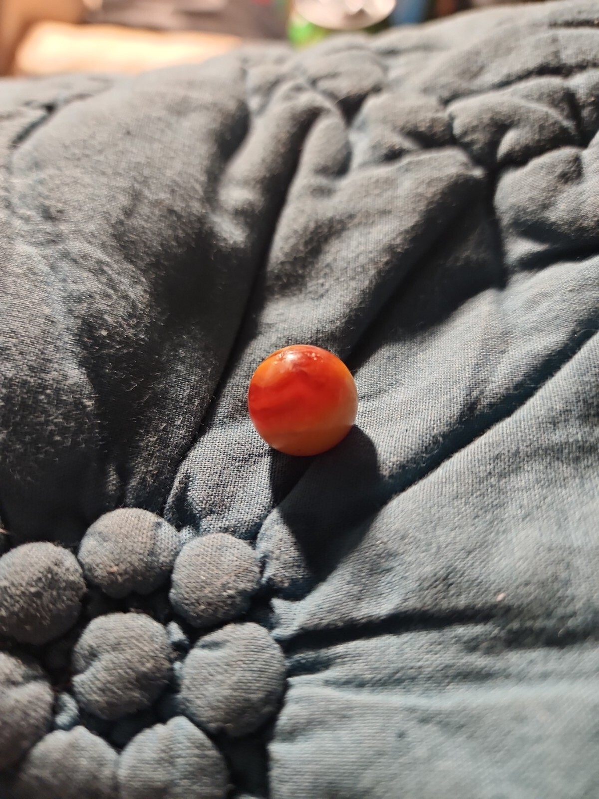 Rare Christensen Agate Striped Transparent UV Sleeping RED Devil