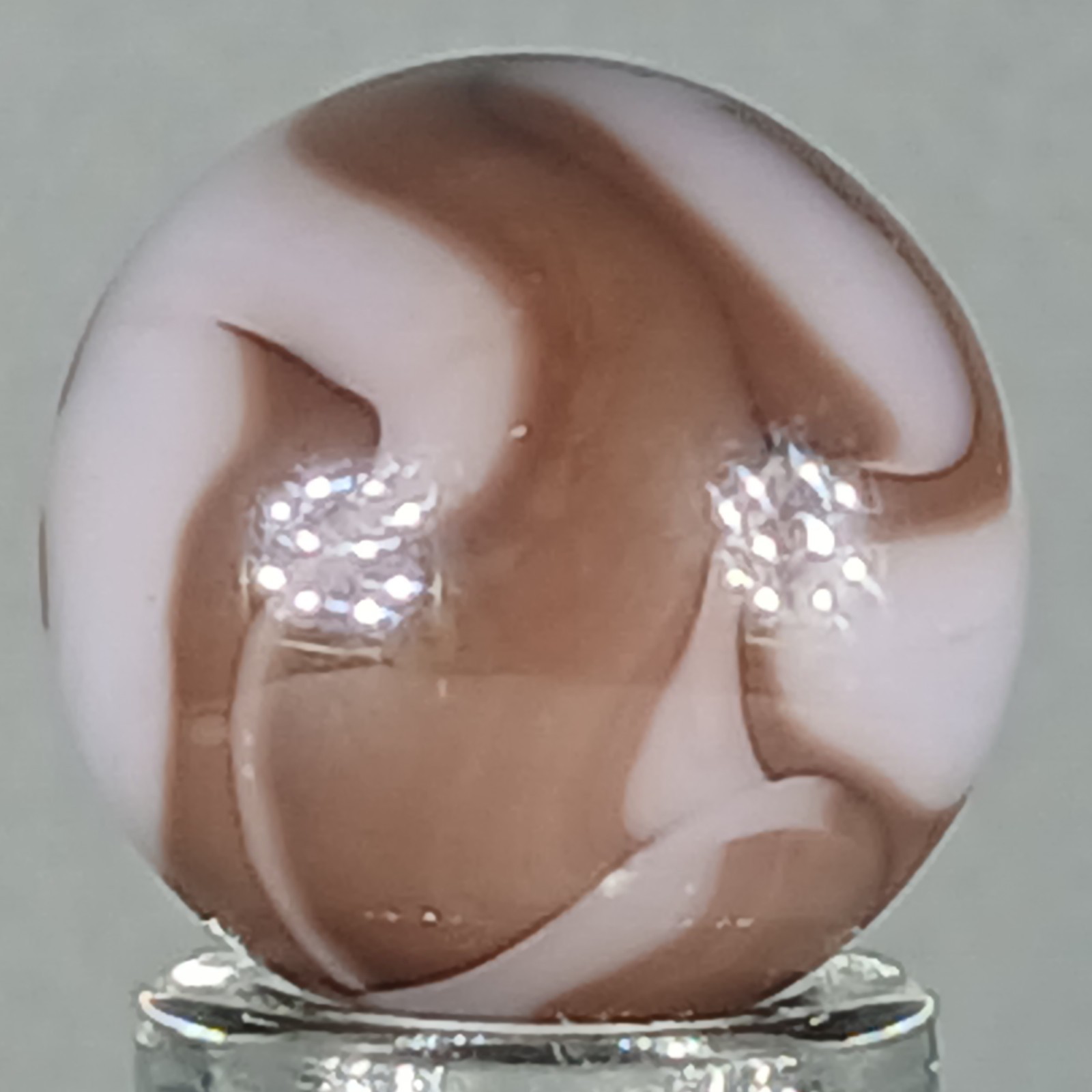 Vintage Champion Swirl Marble .61 Inches Near-Mint Condition Combined Shipping