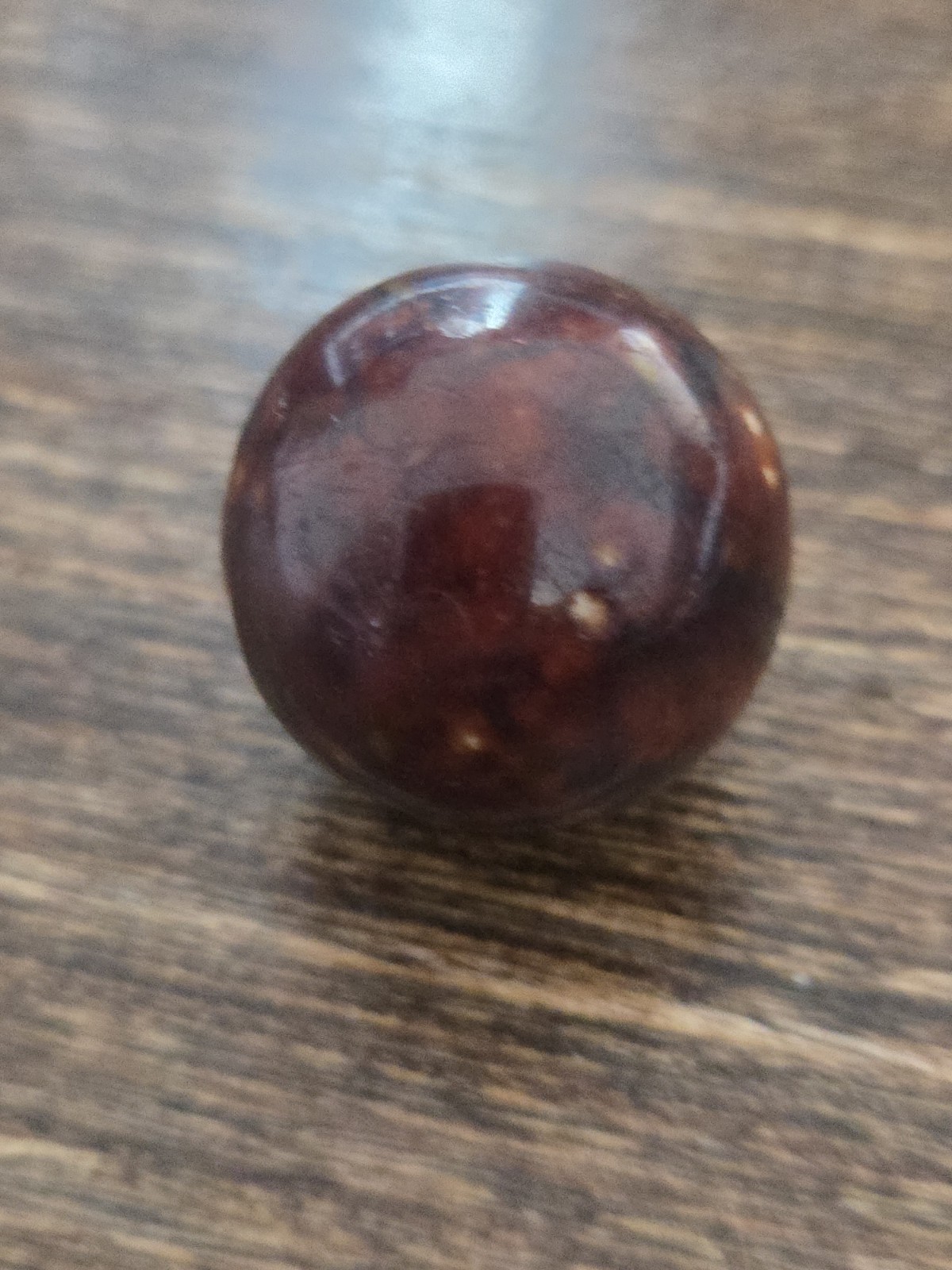 .99″ German Bennington Hard Clay Marble Shooter Vintage