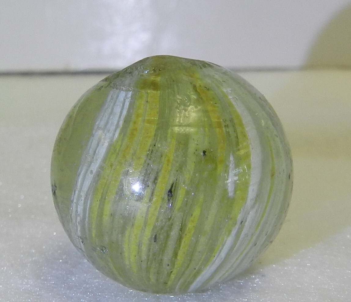 #18479m Bigger .87 Inches German Handmade Onionskin Style Shooter Marble