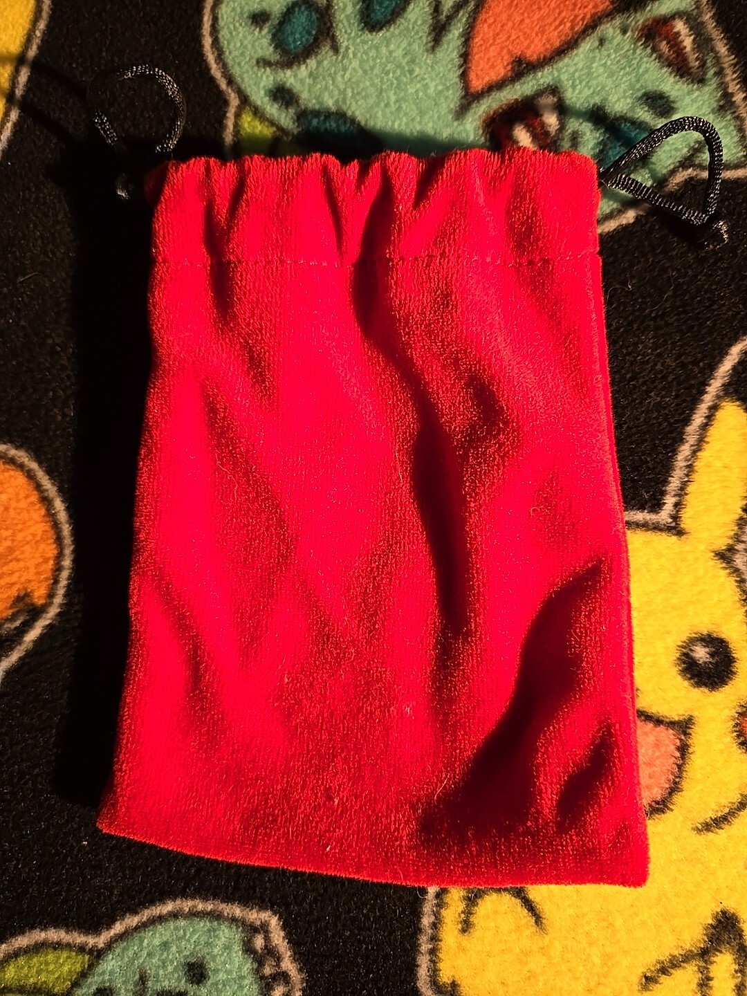VINTAGE Pokemon Series 1 #25 PIKACHU RED Pouch Bag