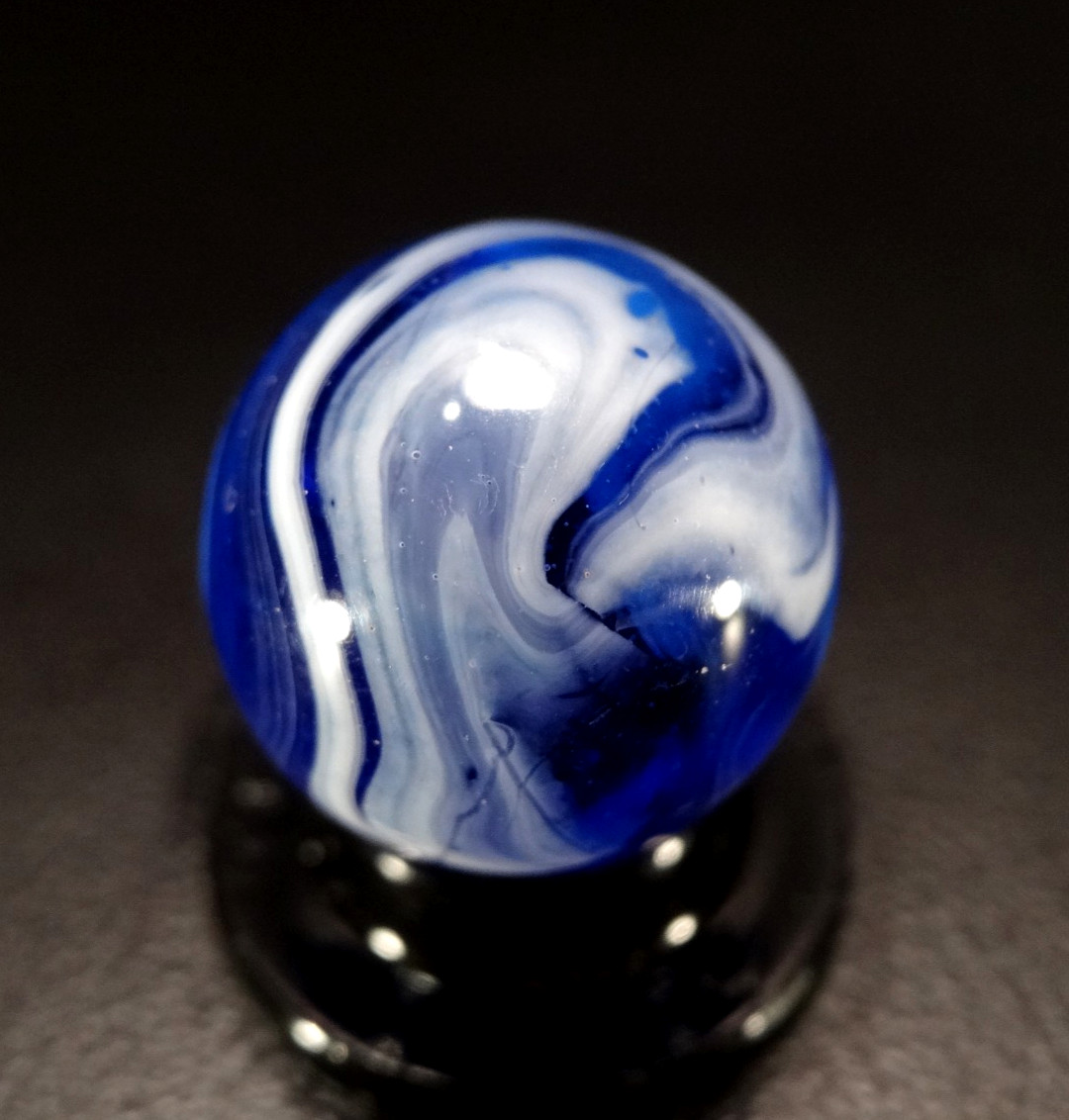 CHRISTENSEN AGATE COBALT SLAG R&T pattern VIBRANT 🔵🔵🔵