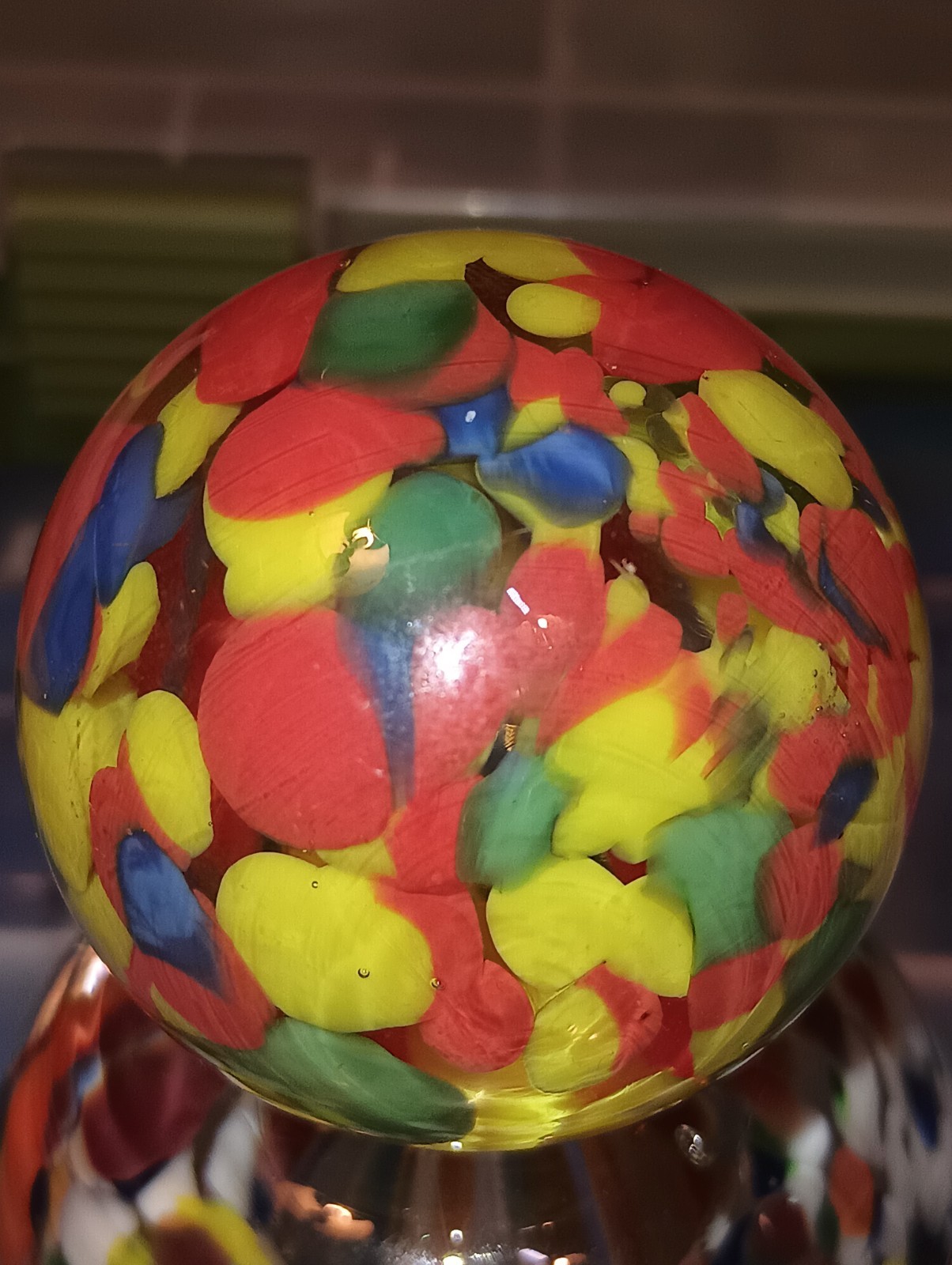AWESOME RARE HUGE 1.89 VACOR ATMOSPHERE MARBLE!! GUINEA PATTERN!! LQQK!!