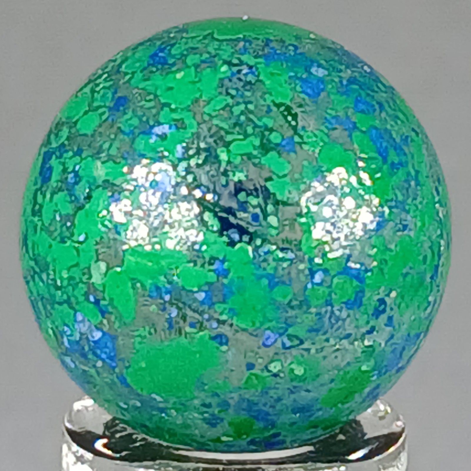 Vacor Earth Marble .64 Inches Mint Condition Combined Shipping