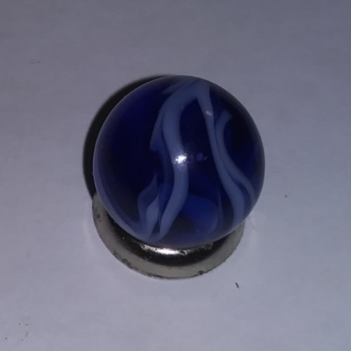 Vintage WEST VIRGINA SWIRL Ravenswood Alley Champion 9/16 Marble