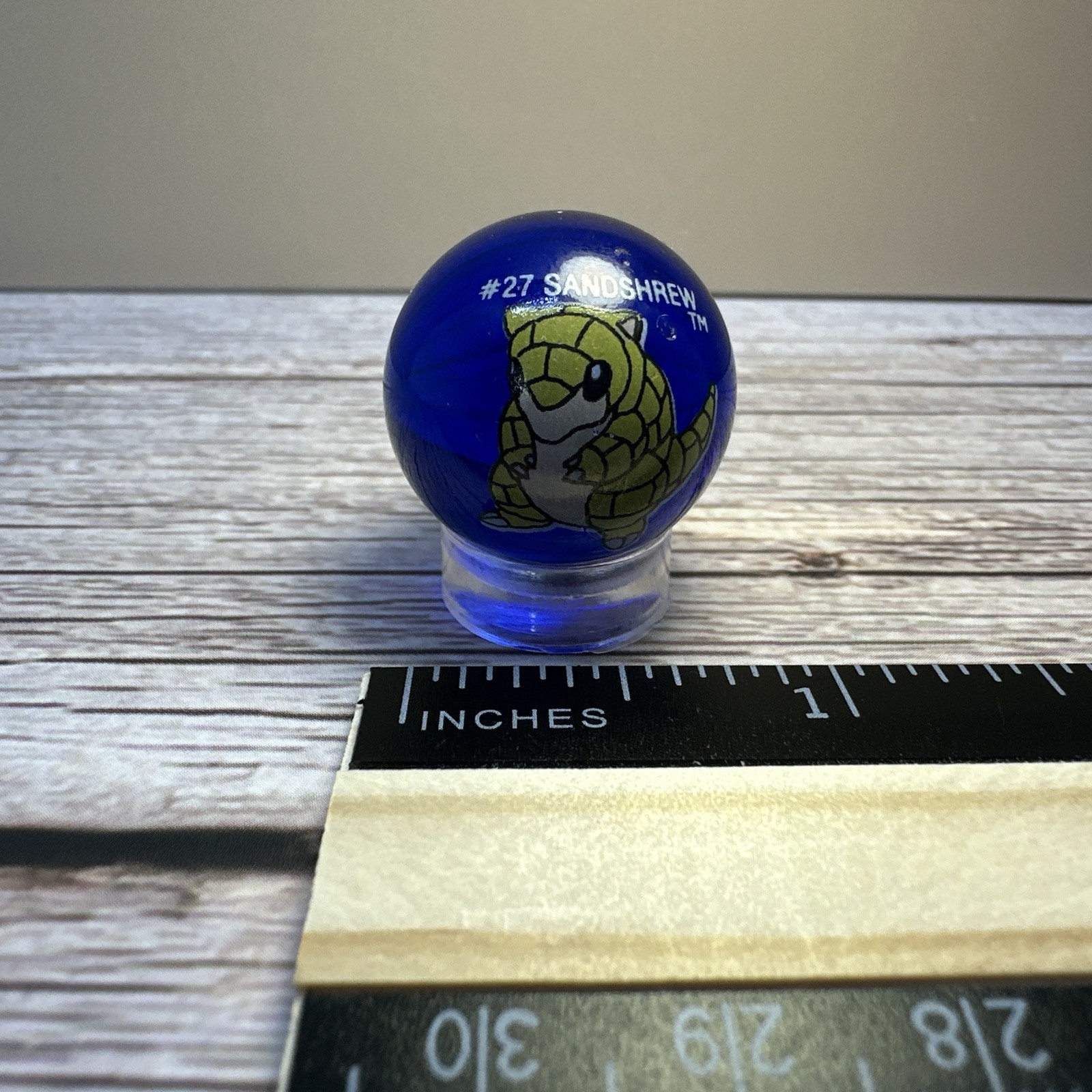 Vintage ToyBiz Pokemon Marble #27 Sandshrew