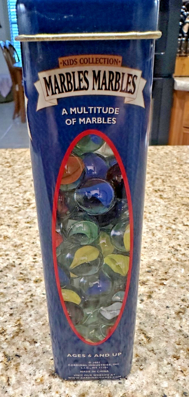 Kids Collection 100 Marbles Marbles A Multitude Of Marbles Metal Box 2001