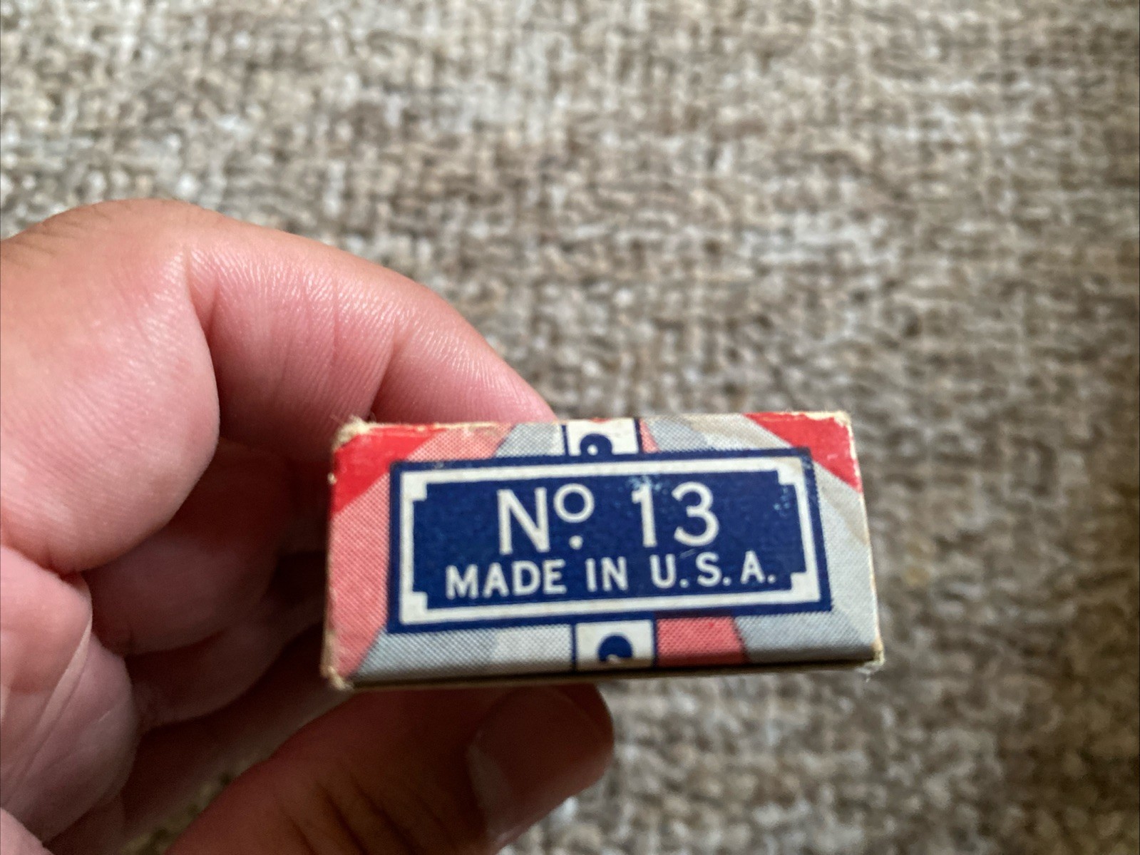 Vintage 1950’s Master Made Marbles No 13 Original Dudley Simms West Virginia Box