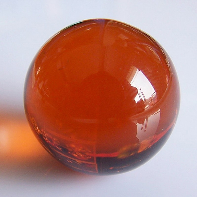25mm Crystal Glass Ball Beads Marbles Colorful Decorative Sphere DIY Toy Game