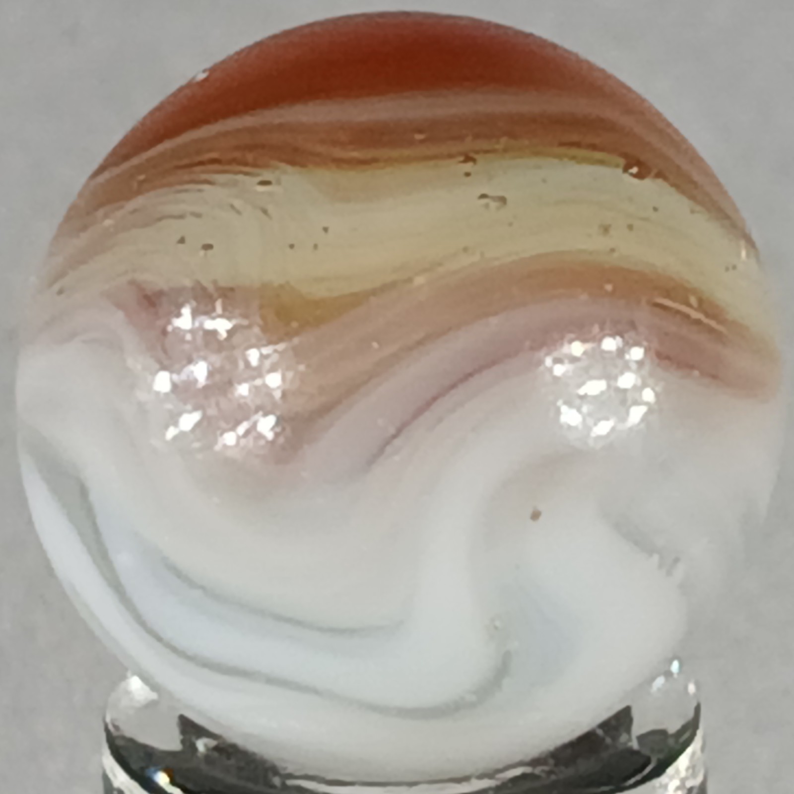 Vintage Vitro Conqueror Marble .61 Inches Near-Mint Condition Combined Shipping