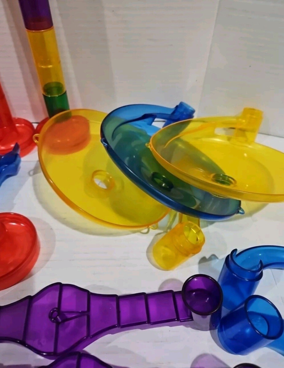 Marble Run Lot Over 80 Pieces
