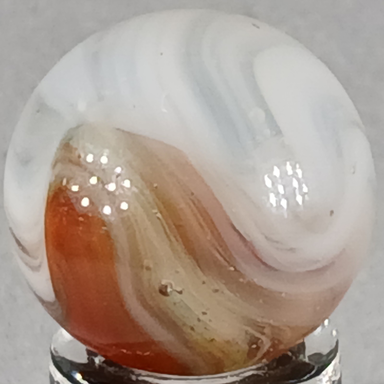Vintage Vitro Conqueror Marble .61 Inches Near-Mint Condition Combined Shipping